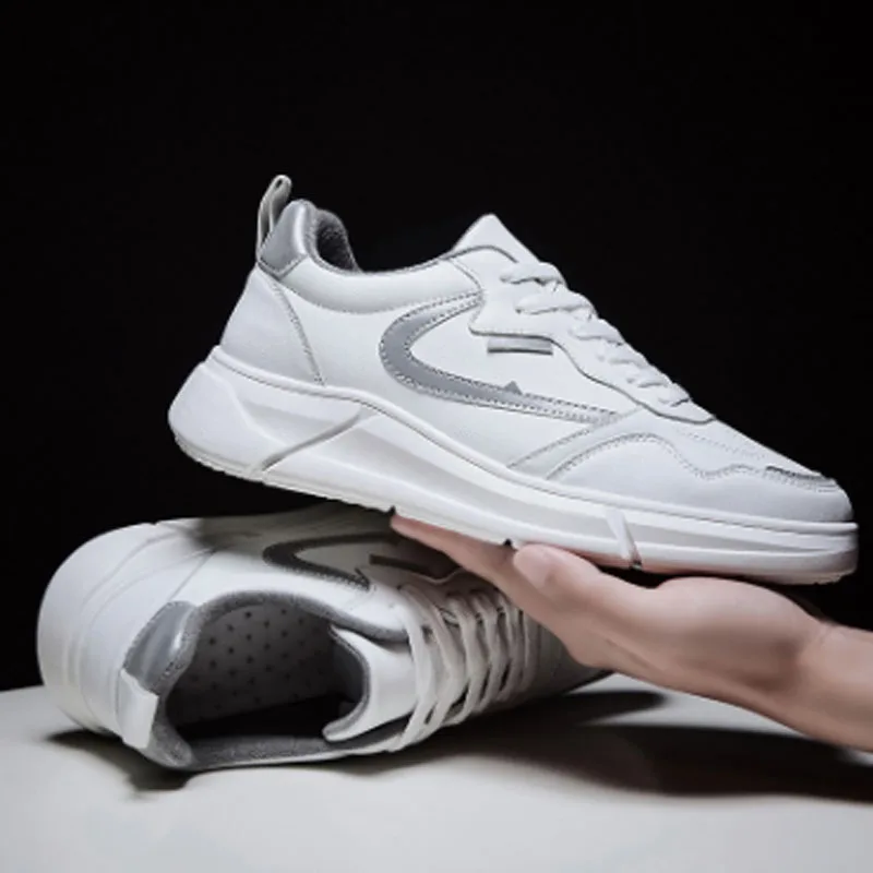 

2020 spring new style men's board shoes reflective Korean version all fashion men's shoes men's casual sports shoes