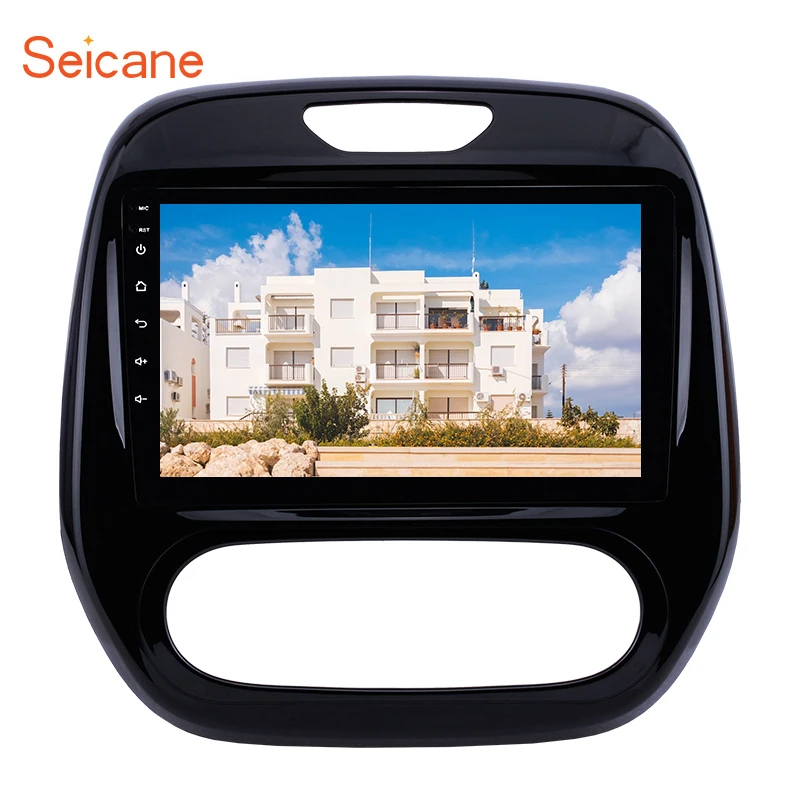 

Seicane Android 8.1 9" 2din Car Auto Radio For Renault Captur CLIO Samsung QM3 Auto A/C 2011 2012-2016 GPS Navigation with WIFI