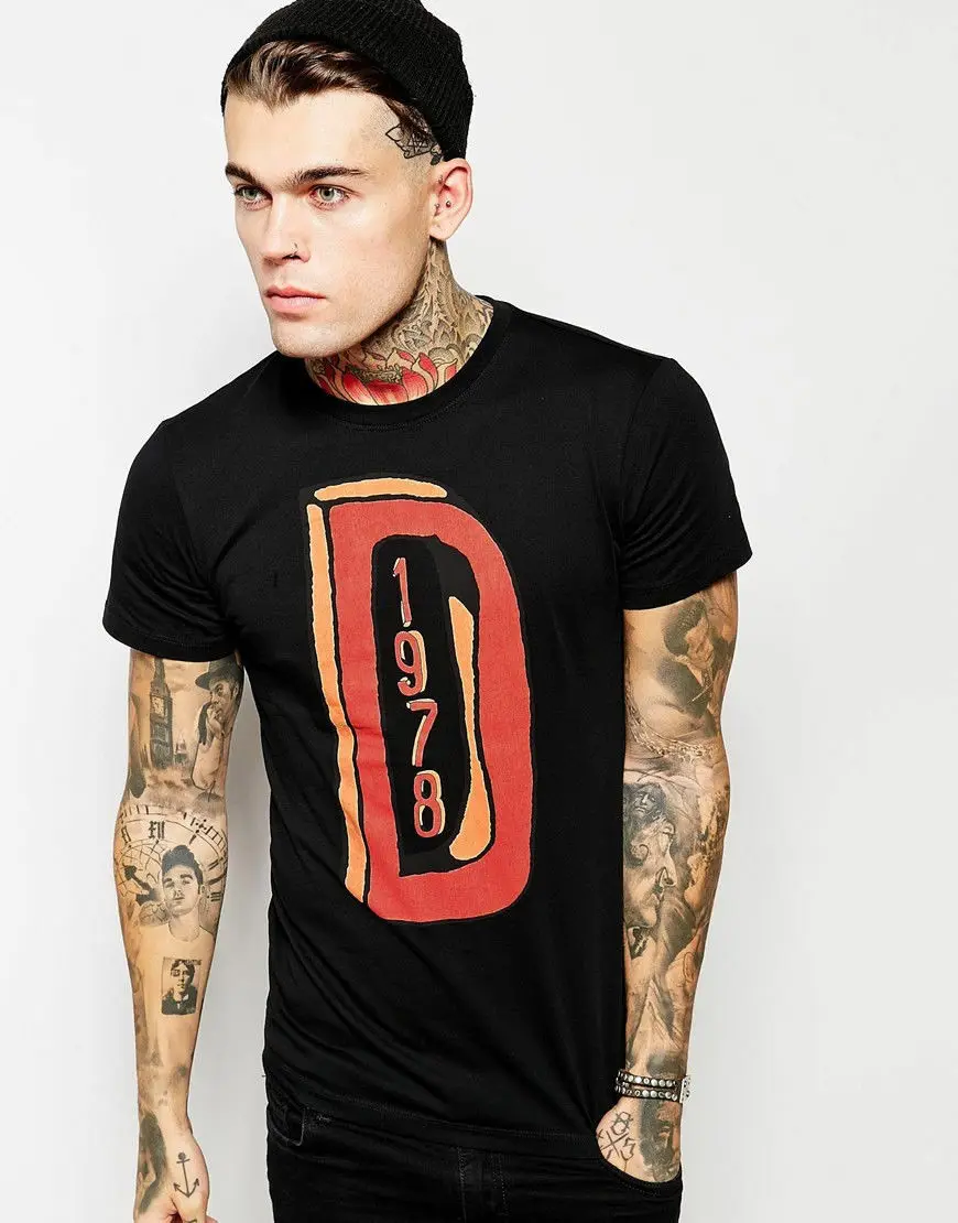 

Diesel Men'S T-Desi Glued Inscription Crew Neck T-Shirt Top Unisex Size S-3Xl