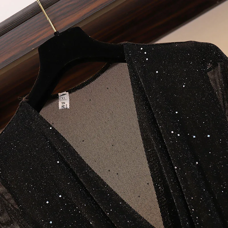 Весенние женские платья размера плюс XL-5XL, европейский стиль, кружевное женское платье с бантом, сексуальное женское платье с v-образным вырезом и оборками