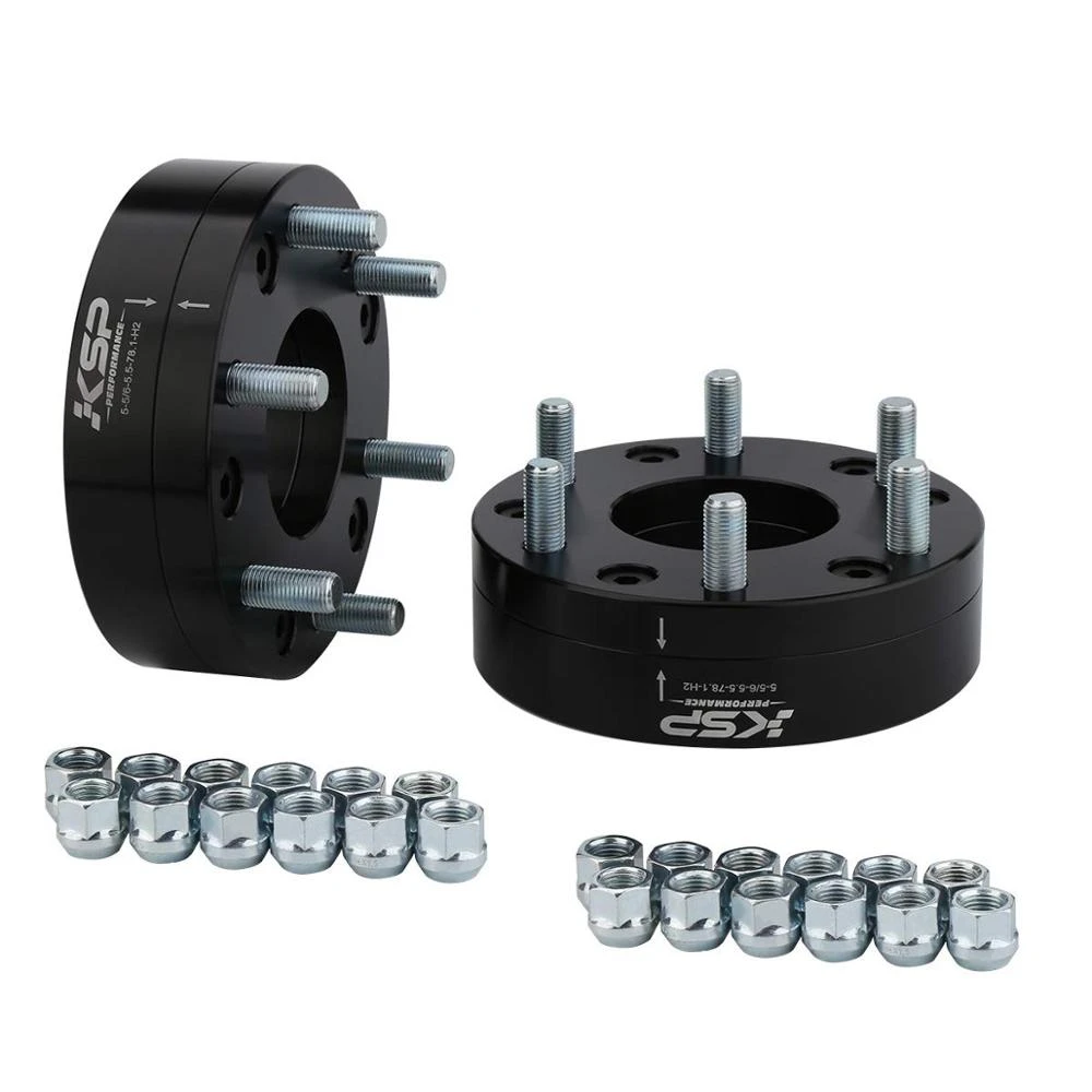 KSP 5x5 to 6x5.5 Dually Wheel Adapter Spacer, FOR Toyota Chevy Gmc 6 LUG Wheels on 5 Lugs Truck