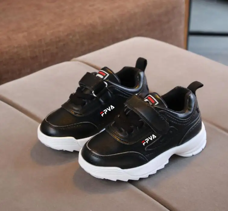 Boys Girls Fashion Sneakers Baby/Toddler Little Kids Leather Trainers Children School Sport Shoes Soft Running Shoes 04 Sports Shoes Kids Sneakers Kids Shoes Kids Sports Shoes