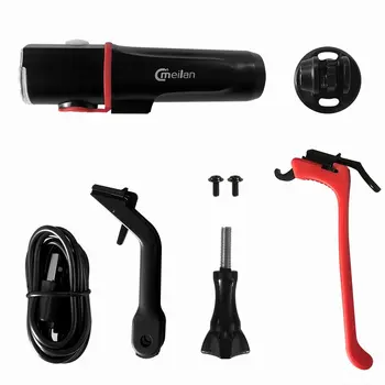 

C4 bicycle headlights chronograph lamp under the camera fixed light waterproof USB car front riding lights