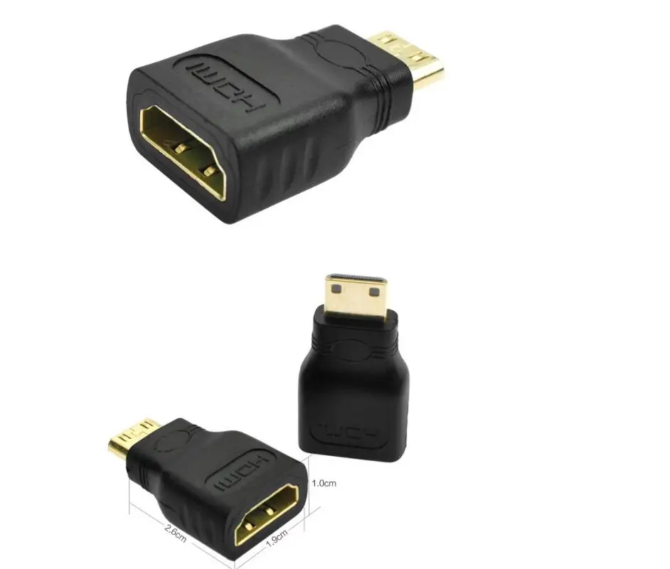 Переходник для передачи данных Mini hdmi с высокой четкостью большой на маленький