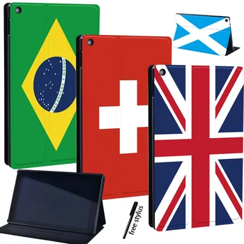 

Drop Resistance Tablet Case for Amazon Fire 7 (5/7/9th)/Fire HD 8(6/7/8th)/Fire HD 10(5/7/9th) Leather Case Protective Shell+Pen