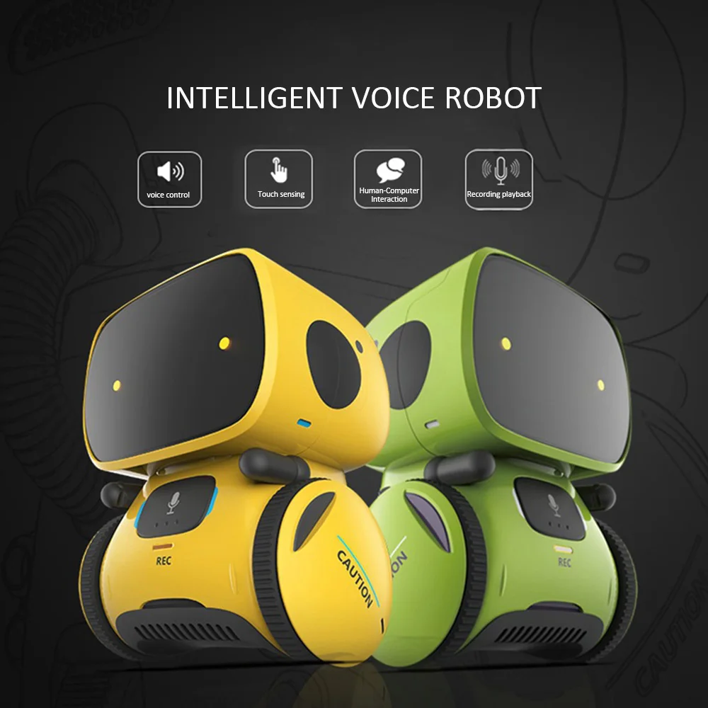 Умные роботы для детей, танцевальная музыкальная запись, Интерактивная игрушка с сенсорным управлением, умная Роботизированная игрушка