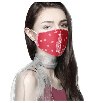 

Adult Unisex Face Mask Women Floral Print Adjustable Washable Breathable Windproof Foggy Haze Pollution Mask Mascarillas