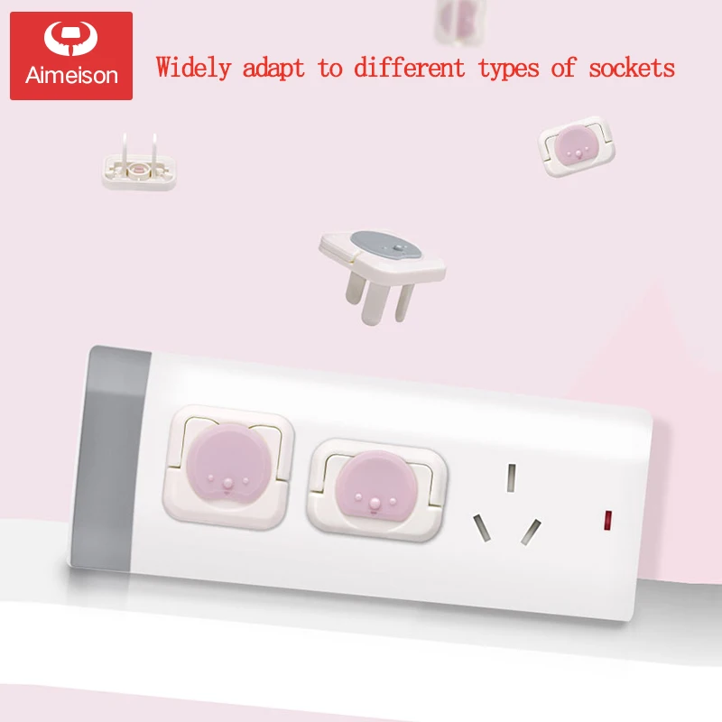 Aimeison Socket Protective Cover Children's Anti-electric Shock Baby Plug Hole Protective Cover Switch Board Security Plug