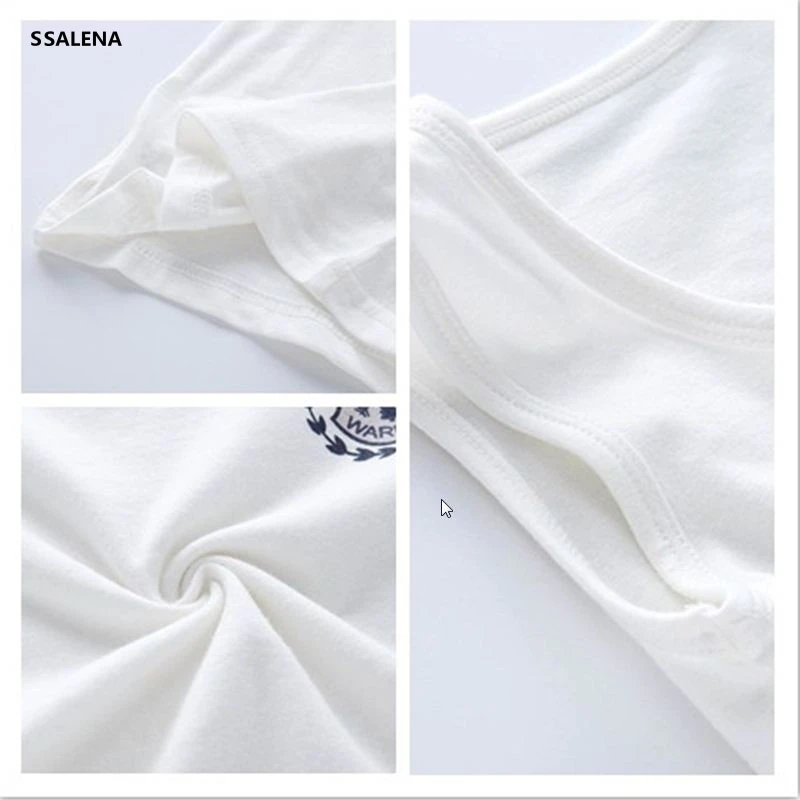 Kids Underwear Model Cotton Girls Tank Tops Solid Color Girls Vest Children Singlet Undershirt for 2-12 Years
