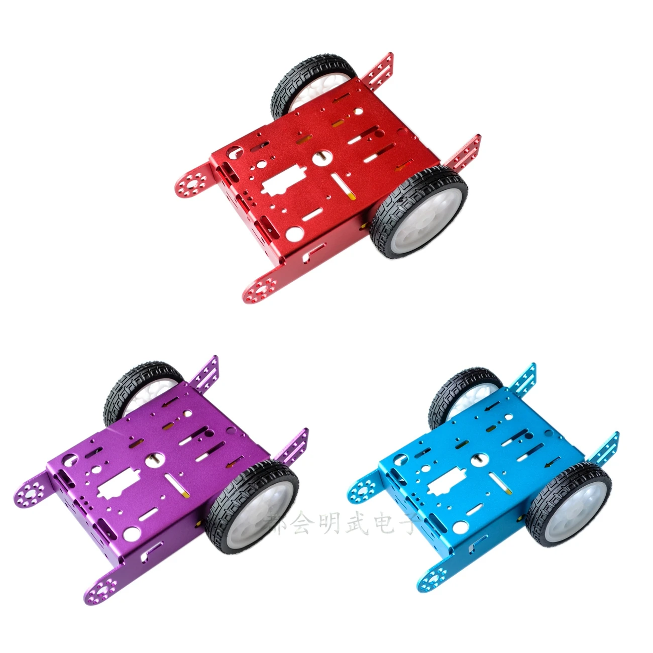 1 * 2WD Алюминиевый автомобиль новые Обучающие игрушки робот Интеллектуальный из