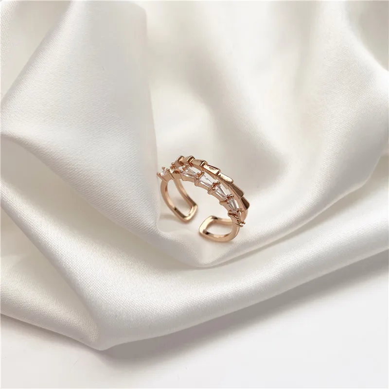 Женское кольцо с двойным кольцом темпераментное джокером|Кольца| |