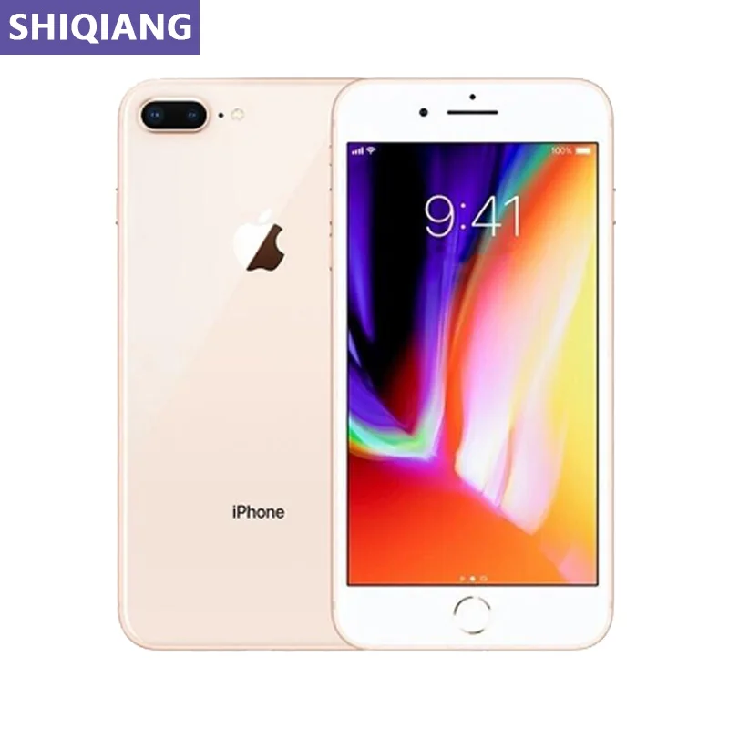 Used Original Apple iphone 8 Plus Cell phone5.5in Fingerprint Unlock 3+64/256GB Telephone 7+12MP los Mobile Phone with NFC