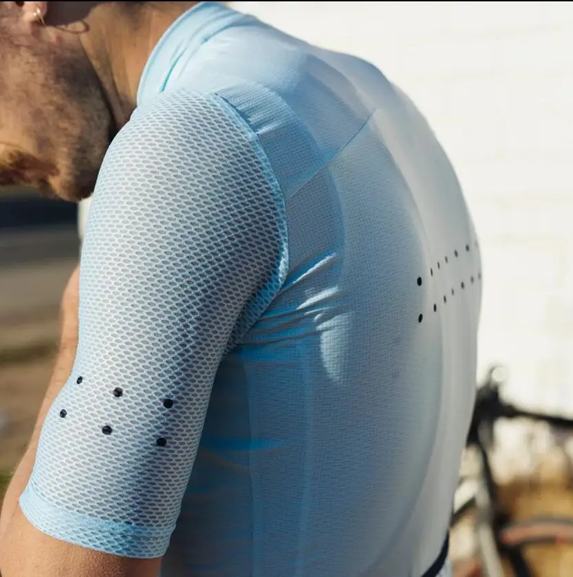 2021 легкая Джерси pro team aero с коротким рукавом велосипедные дорожная сетка