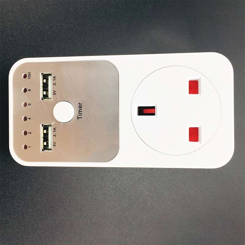 Таймер переключатель обратного отсчета Регулируемый штекер два порта usb полоса электронное реле времени группы синхронизации Управление Инструменты Поддержка Прямая поставка