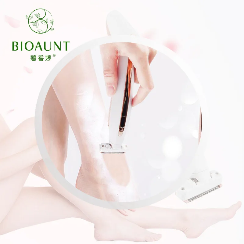 BIOAUNT 1 шт. женский эпилятор USB Перезаряжаемый мини-корпус/бикини/Ножка/триммер для удаления волос бритвы для женщин дропшиппинг
