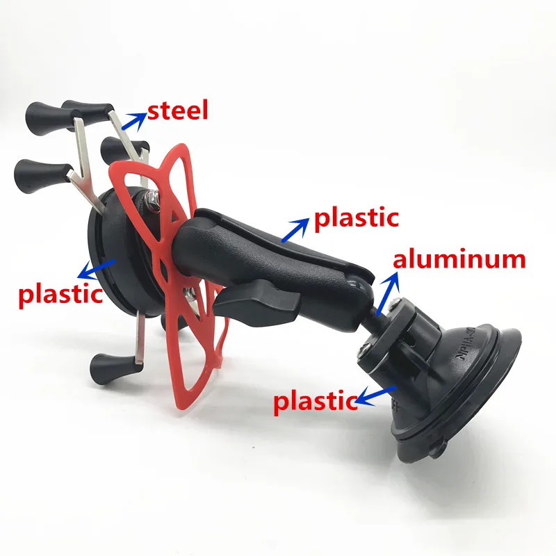 Car Window Twist Lock Suction Cup Mount + Ball Head Socket Arm Universal Cell Phone Holder for smartphone | Автомобили и