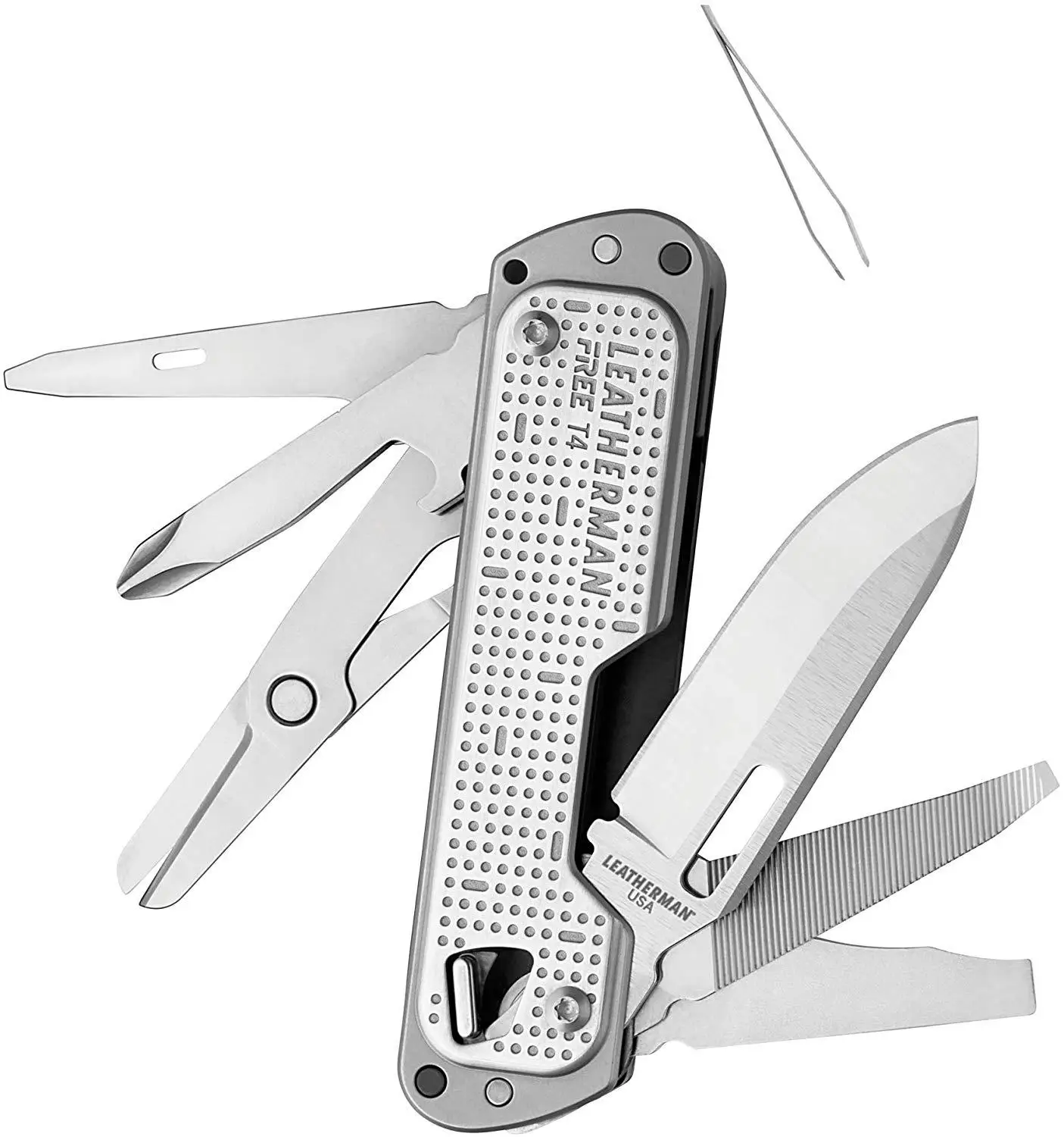 Leatherman FREE T2 Multi-Tool - Stainless Steel Pocket Size with