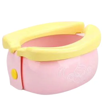 

Baby Toilet Training Travel Potty, Cute Banana Pattern Training Toilet for Toddler Boys & Girls - Child Potty Training Chair - P