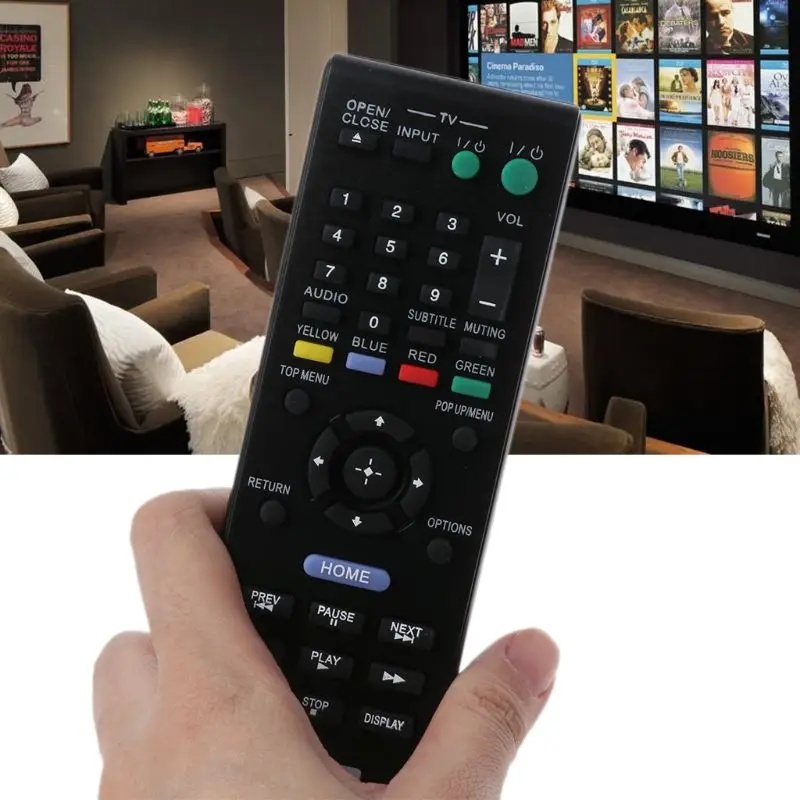 Replacement Remote Control for Sony Blu-ray Disc Player BDP-S790 BDPS790