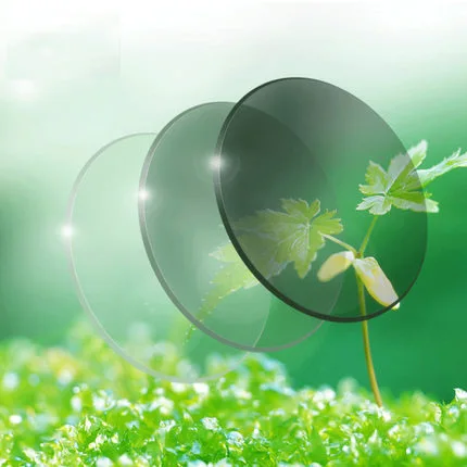 

1.56 aspheric photochromic ophthalmic lens with myopia glasses thin myopia lens resin myopia color film