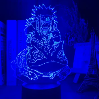 

Japanese Manga Led 3d Night Light Jiraiya Figure Christmas Gift for Kids Child Bedroom Decoration Lighting Table 3d Lamp Bedside