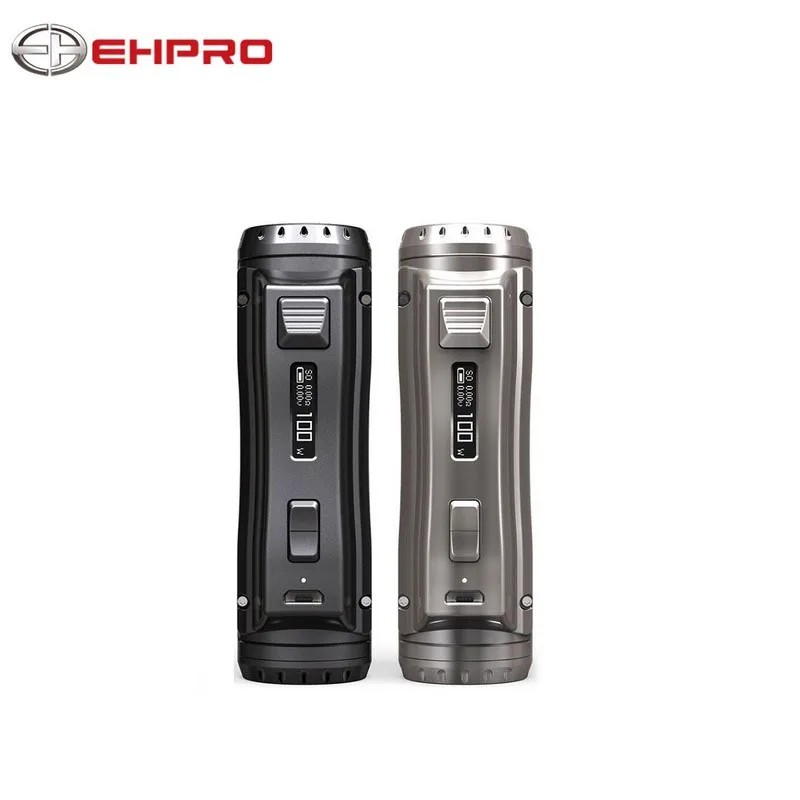 Electronic Cigarettes Mod Ehpro Cold Steel 100 120W TC Box MOD 0.0018S Ultrafast Firing Speed Power by 18650/20700/21700 Battery Electronic Cigarettes Mod Ehpro Cold Steel 100 120W TC Box MOD 0.0018S Ultrafast Firing Speed Power by 18650/20700/21700 Battery
