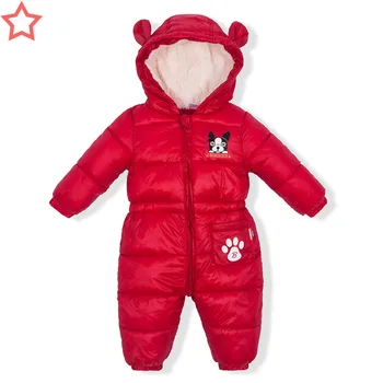 

0-2y Newborn Boys girls baby winter autumn Warming and Thickening Climbing Clothes Conjoined cotton jacket Clothes xmas coats