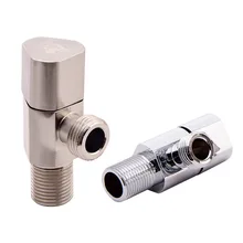 Напрямую от производителя толстой камеры горшок водонагреватель водозапорный кран ручной цинковый сплав треугольный клапан горячей и холодной воды