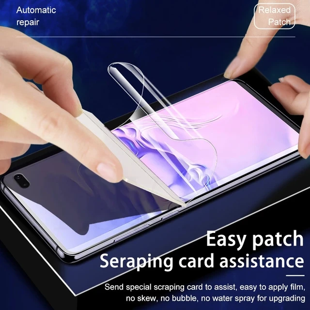 4Pcs Hydrogel Screen Protector For Samsung Phones 2
