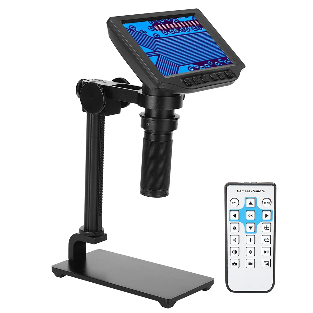 1080P HDMI 24MP USB цифровой электронный микроскоп с пультом дистанционного управления