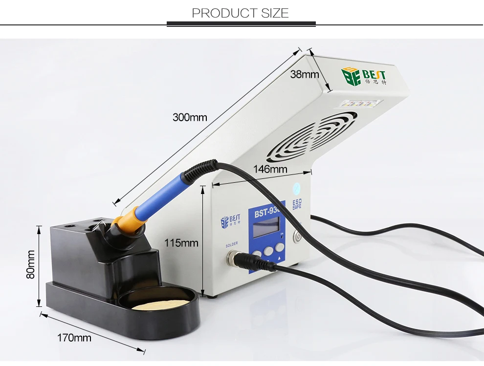 Новейший дизайн мульти funcational 3 в 1 светодиодный светильник пайки поглотитель