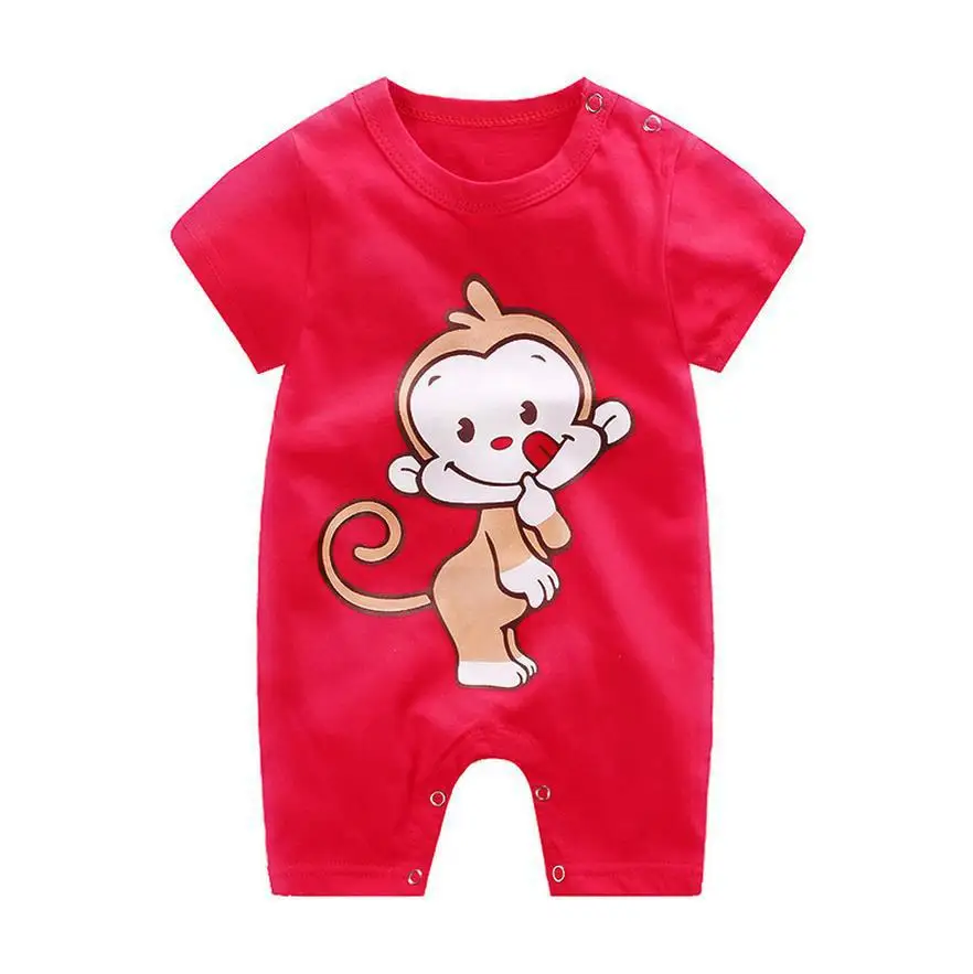 Warm Baby Bodysuits  2022 brand summer baby girl boys clothes one-pieces jumpsuits baby clothing , cotton short romper infant clothes roupas menina vintage Baby Bodysuits Baby Rompers