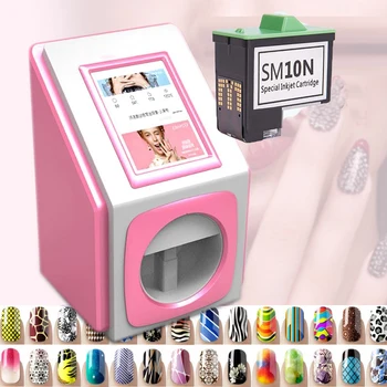 

Smart Nail Machine SM10N Cartridge 3D Nail Painting Machine Cartridge HD Color Cartridge for V11 and W1 Model Nail Printer
