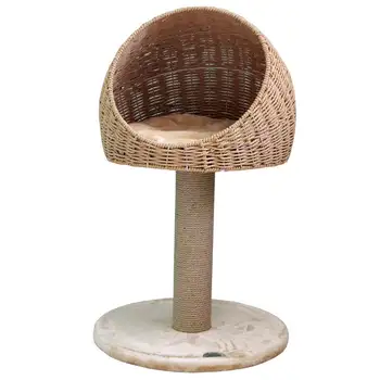 

Rattan Cat Climbing Frame Four Seasons Universal Litter Tree Sisal Scratching Grab