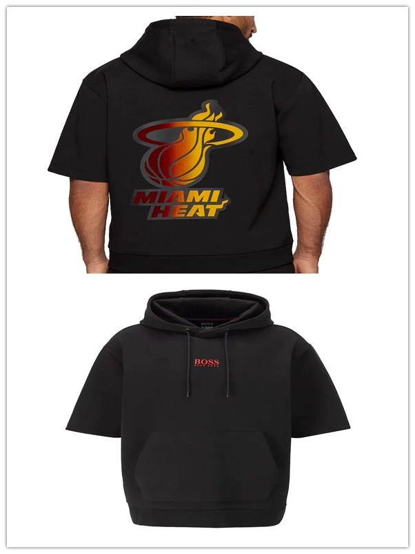short sleeve basketball hoodie