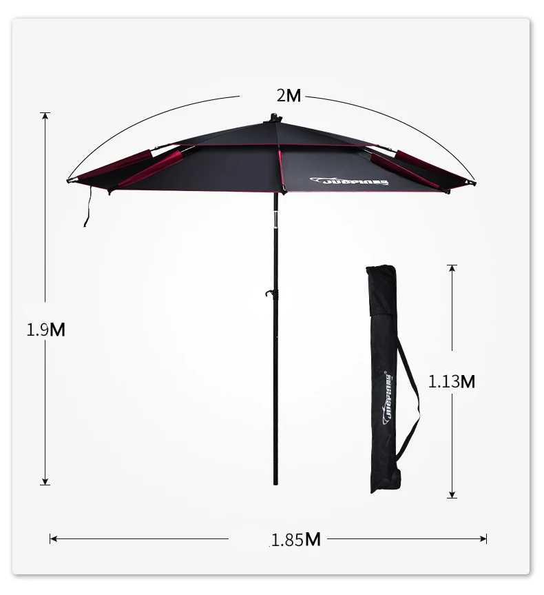 Пляжный рыболовный складной зонт, защита от дождя, солнца, защита от ультрафиолета, тент для кемпинга, портативный Водонепроницаемый брезент
