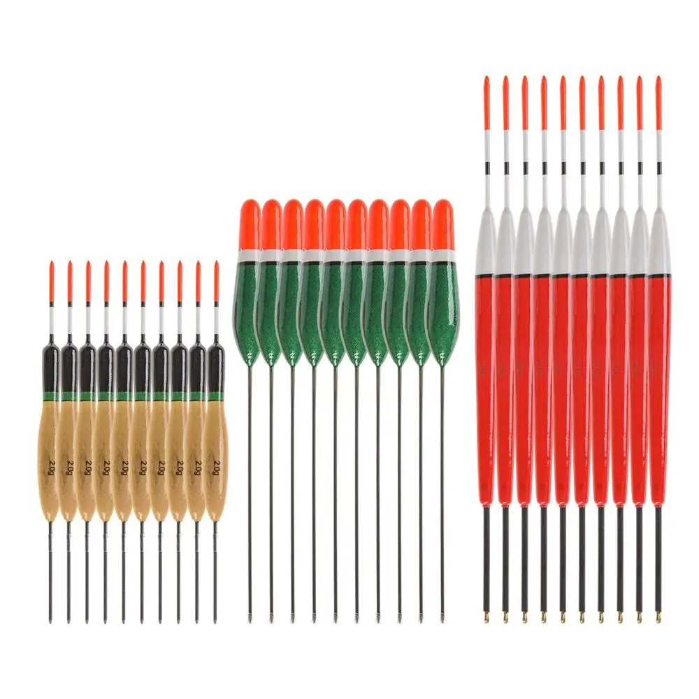 Fishing Floats Set Buoy Mix Size Various Color Paulownia Wood For Accessories | Спорт и развлечения