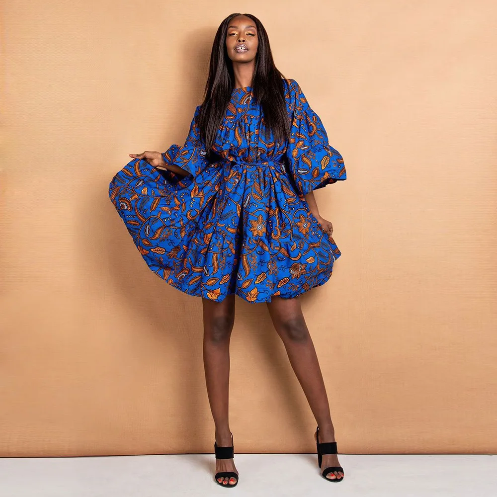 Африканские платья для женщин африканская одежда Дашики Платье африканские платья "Анкара" для женщин африканская одежда женское платье 2019