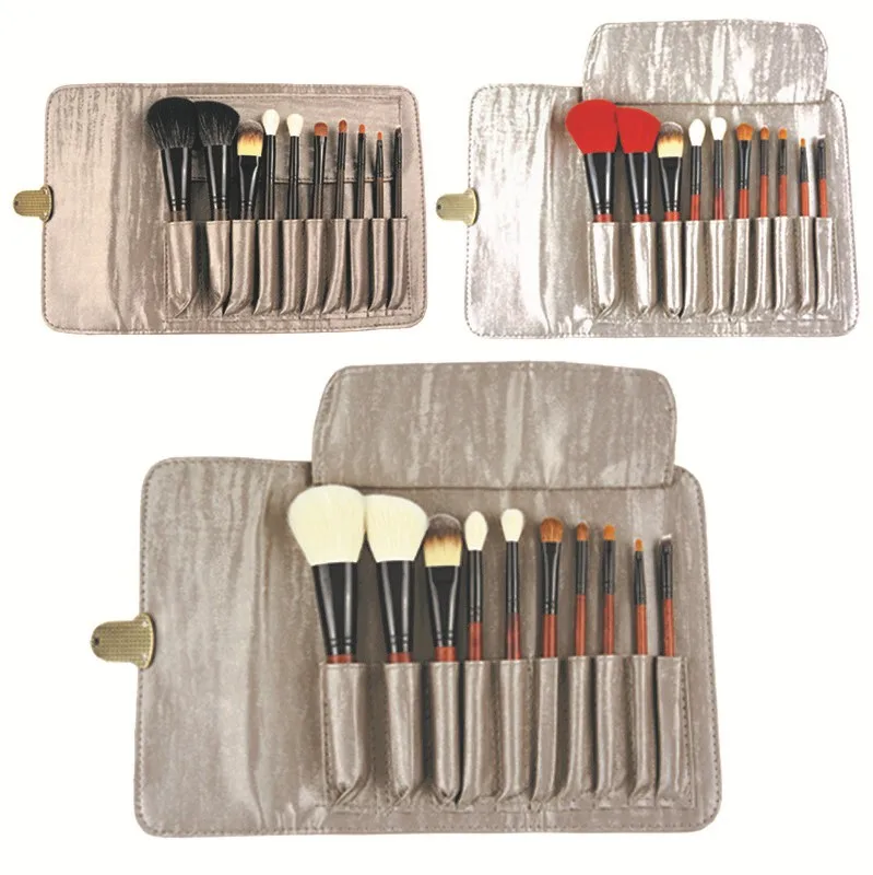 

New 10 Animal Hair Makeup Brush Suits 10 Animal Hair Makeup Suits Specially Designed for Cosmeticians