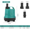 220V Aquarium Mini Water Pump Accessories Fish Tank Submersible View Pump Fishbowl Electric Underwater Hydroponics Equipment 6