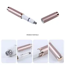 Машинка для стрижки волос в носу и ушах, электрический триммер для бороды и ушей с вращающимся на 360 ° водонепроницаемым лезвием A6HB