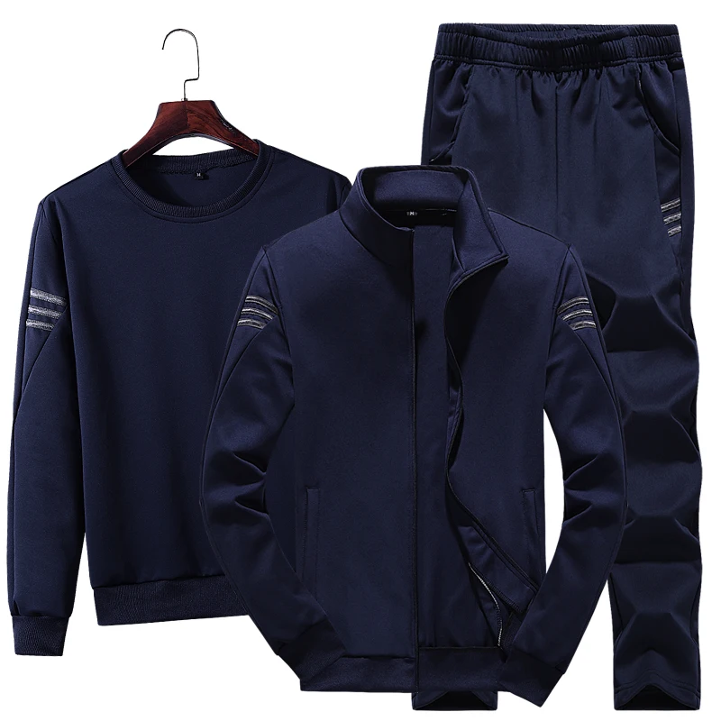 Спортивный костюм из трех предметов: куртка+ нижнее белье+ штаны, модная спортивная одежда для альпинизма и бега - Цвет: Sky Blue