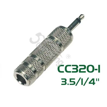 

Cc320-1 3,5mm adapter, Mono, plug-6,35mm, Mono, socket, Soundking