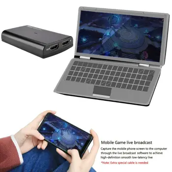 

1Set hdMI Video Capture USB 3.0 Mic 1080P Game Video Recorder for PS3 PS4 TV Box QX2B