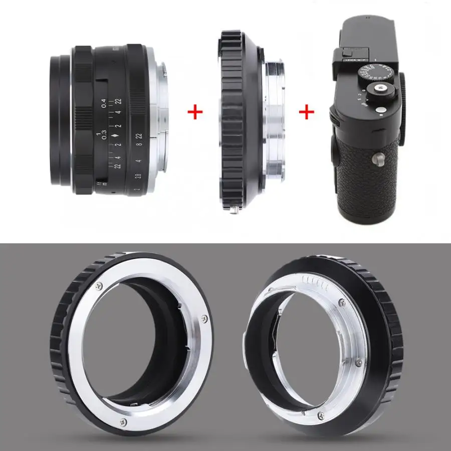 Держатель объектива Acouto MD-LM переходное кольцо для объектива Minolta к камерам Leica M Mount. macro Ring