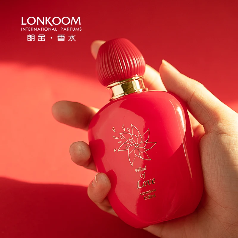 

LONKOOM 50ML Wind Love Perfume For Ms. Mens Personality Charm Eau de Toilette Fresh and Natural Fragrance Gift