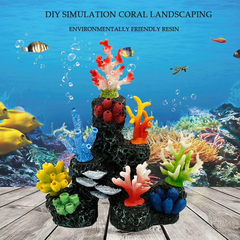 ocean-view-fish-tank-simulation-coral-landscaping-aquarium-fake-water-plants-detachable-coral-reef-waterscape