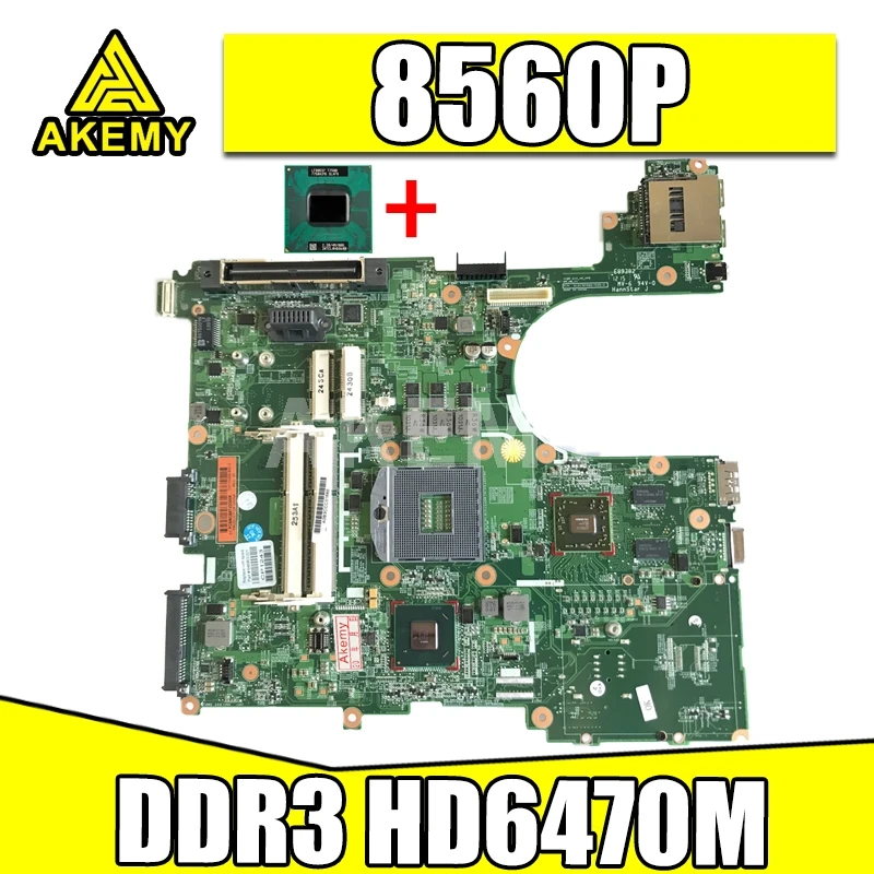 AKemy 646967-001 для HP EliteBook 8560P 6560B материнская плата ноутбука QM67 DDR3 HD6470M видеокарта
