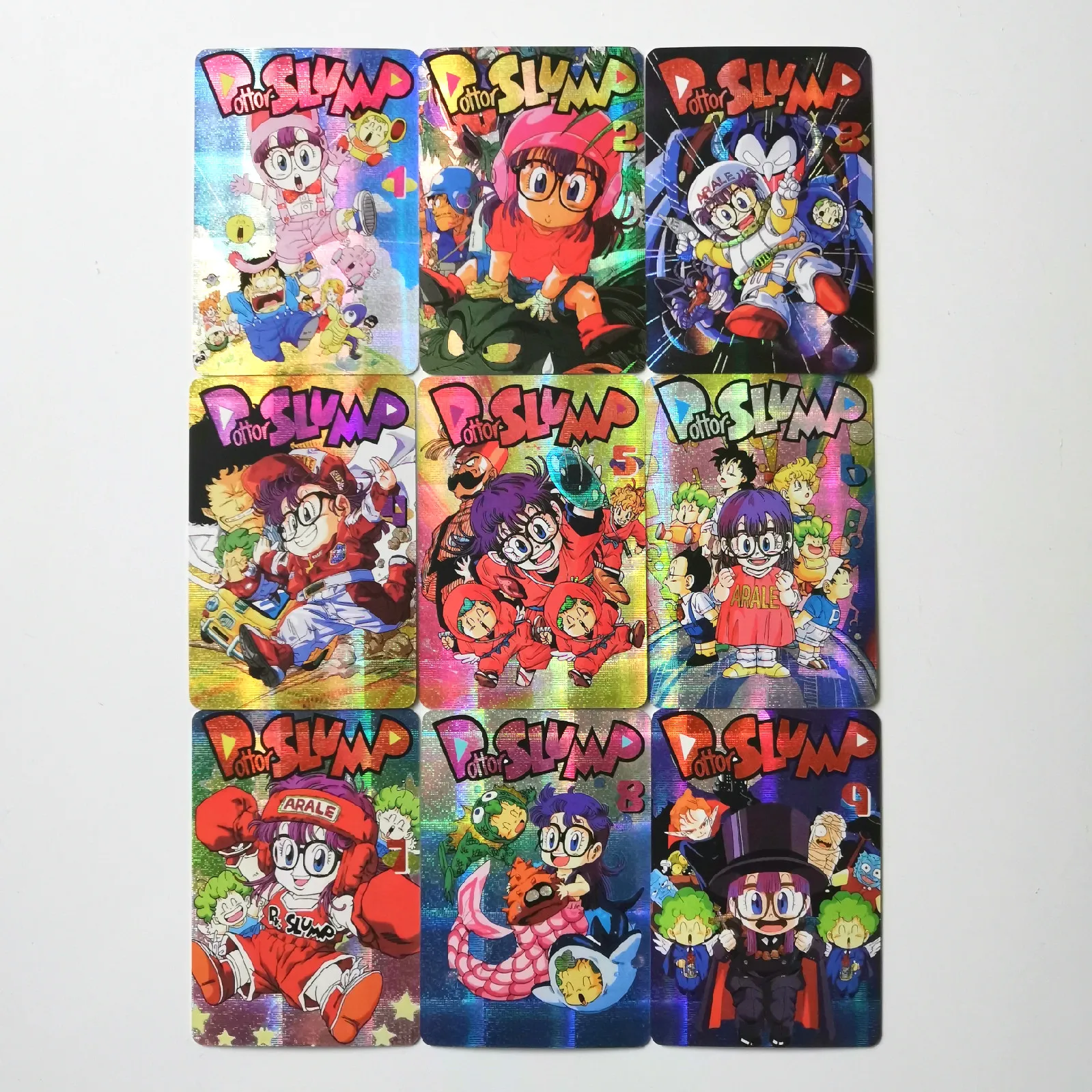 9 шт./компл. игрушки Arale хобби коллекционная игра коллекция аниме