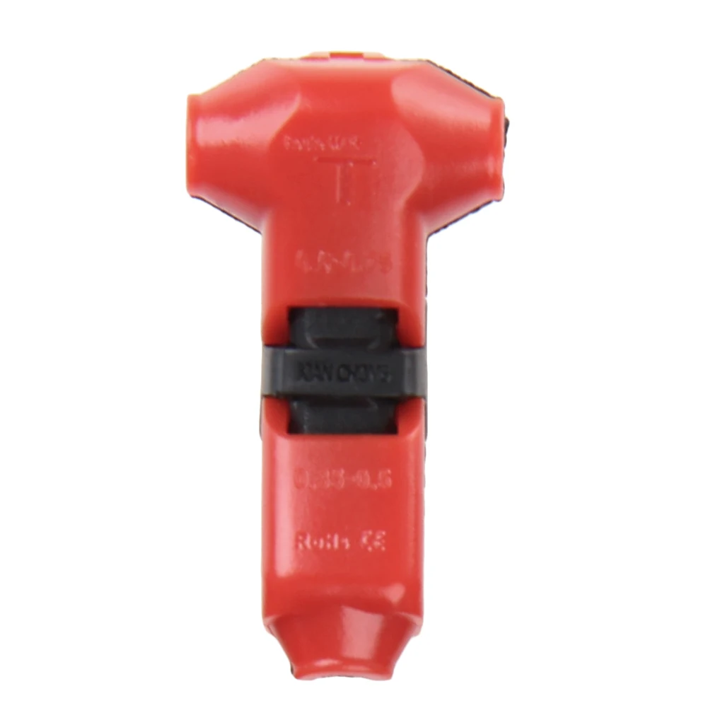 5Pcs Quick Lock T-type Splice Wire Connectors Terminals Crimp 18-24AWG 300V 10A